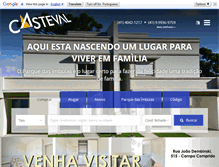 Tablet Screenshot of casteval.com.br